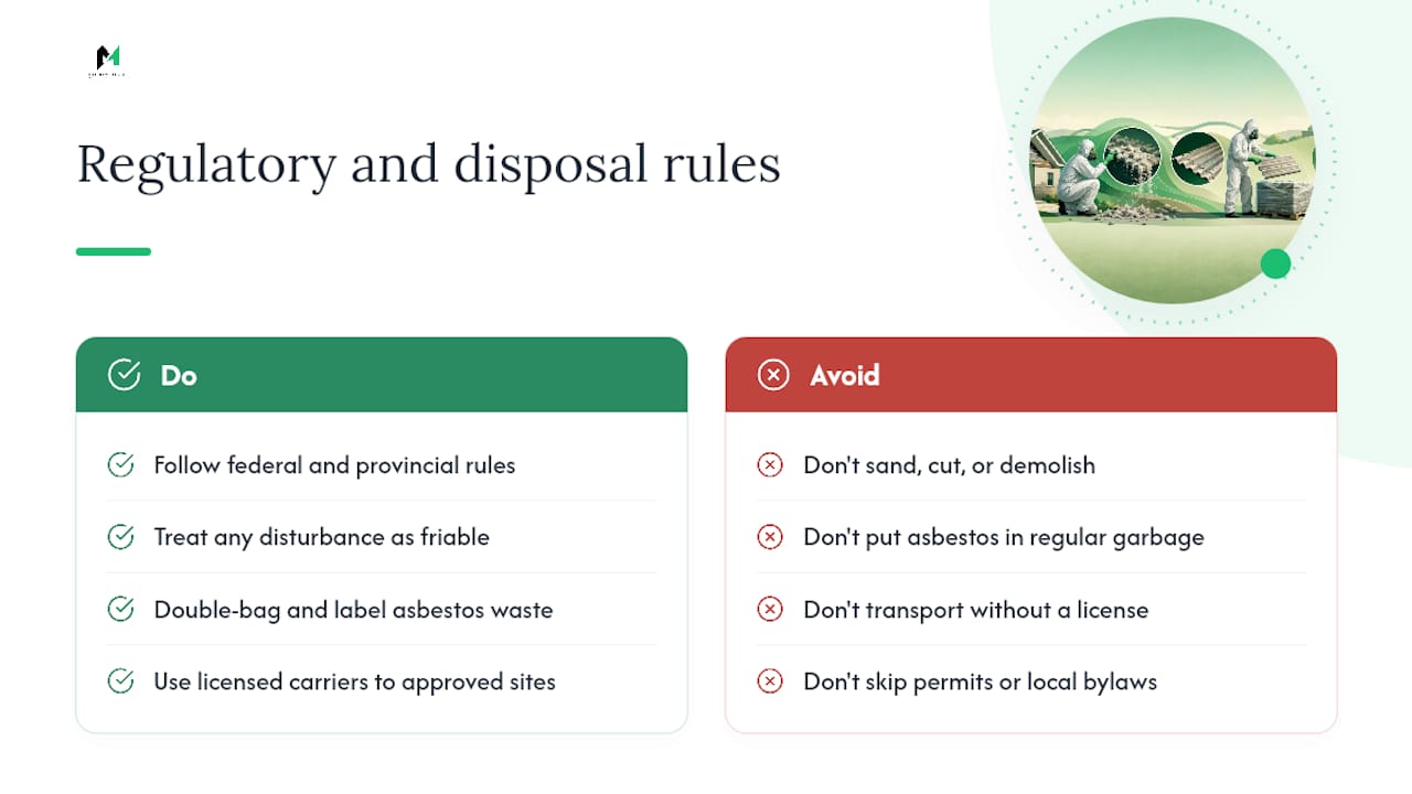 Regulatory and disposal rules you need to know — overview diagram