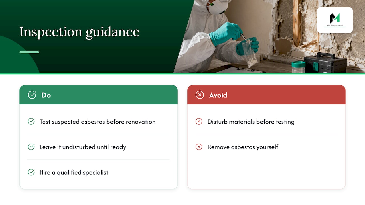 Stage 1: Inspection and sampling — overview diagram